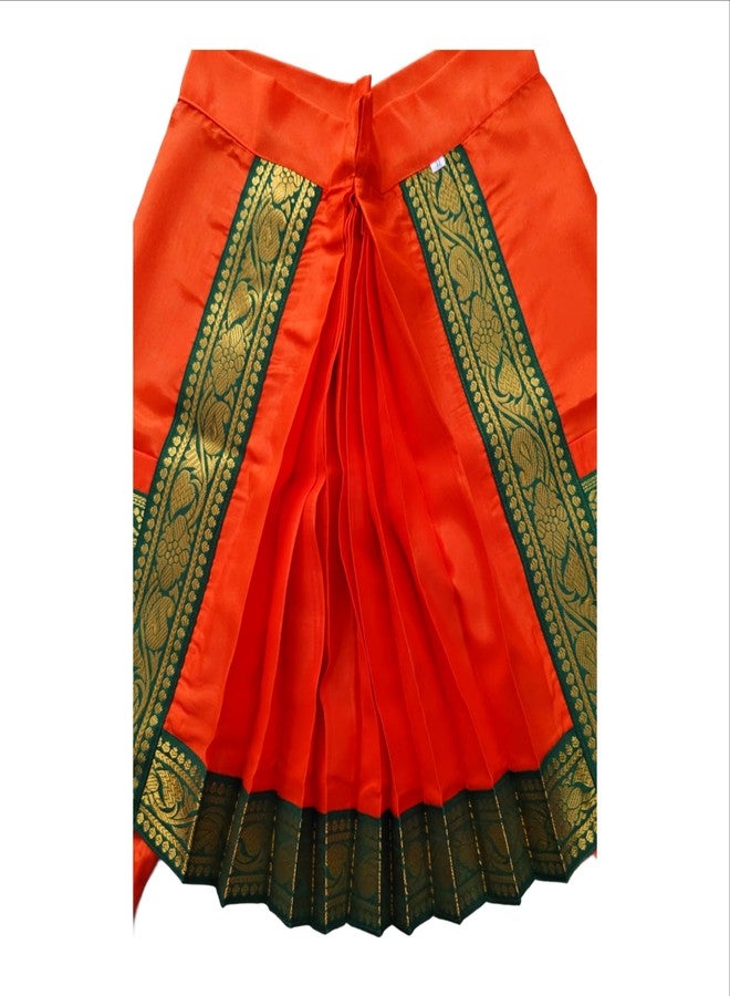 FANY Bharatnatyam Classical Costume for Girls| Dance Fancy Dress Competitions| Annual Functions| School Events. - Image 3